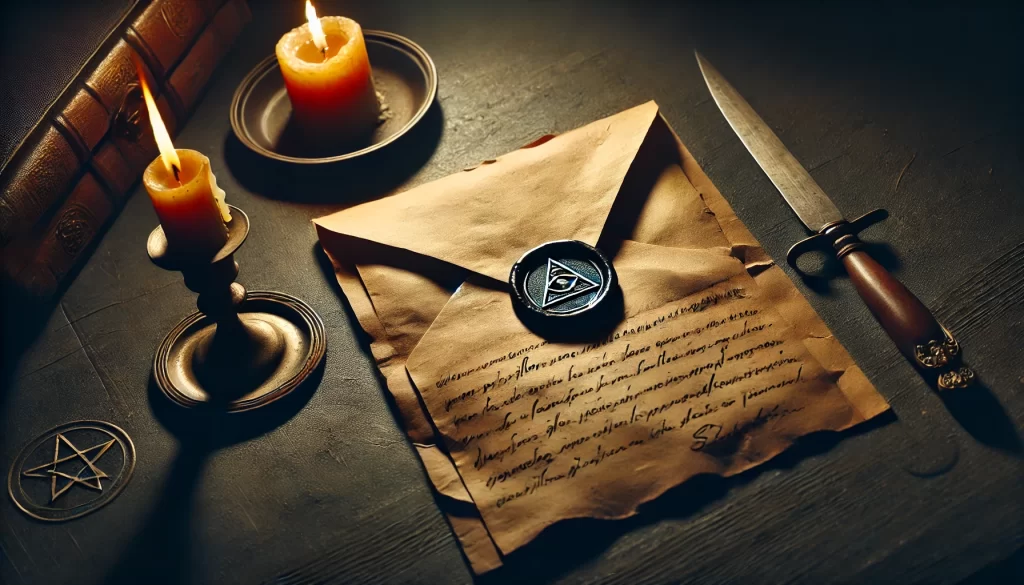 Cult Initiation Letter